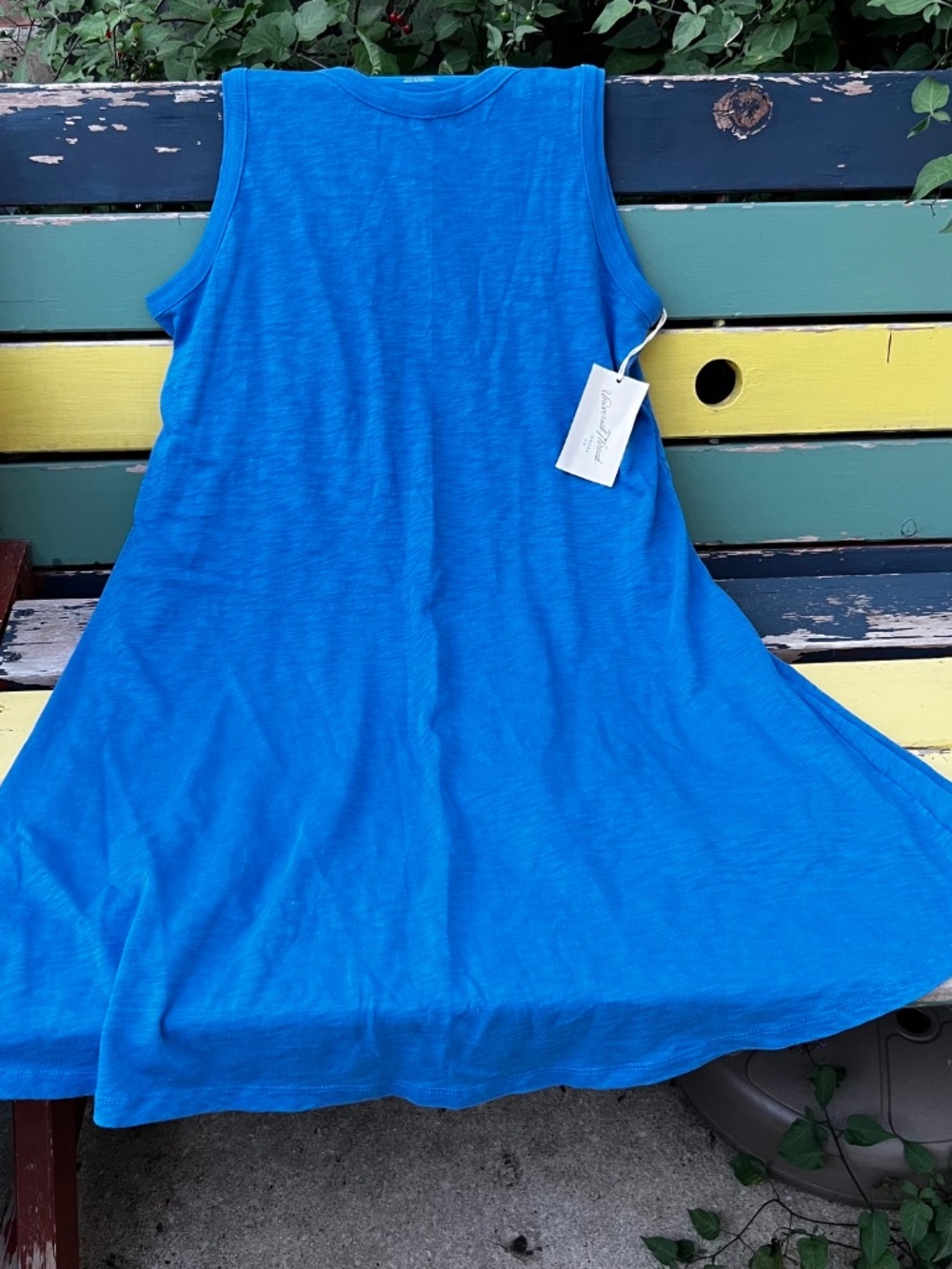 NWT Universal Thread Goods Co. sleeveless blue dress, size M